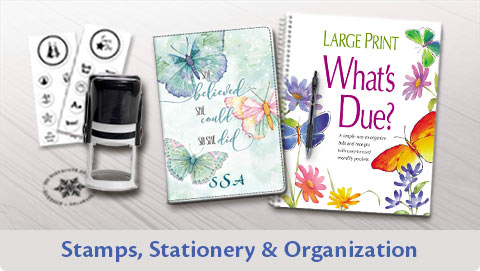 Stamps, Stationery & Organization